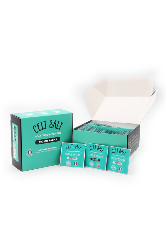 Celt Salt Go-Packs Box of 100: Fine Ground Only 100 Go-Packs