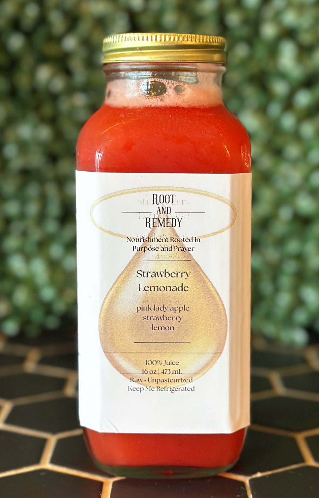 Fresh-Pressed Strawberry Lemonade