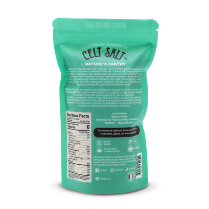 Celtic Sea Salt, Fine Ground - 1lb (16oz) Resealable Bag
