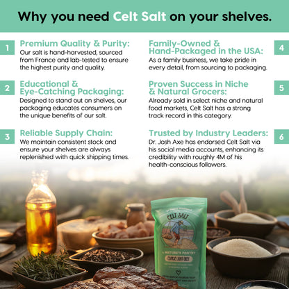 Celtic Sea Salt, Fine Ground - 1/2 lb (8 oz) Resealable Bag